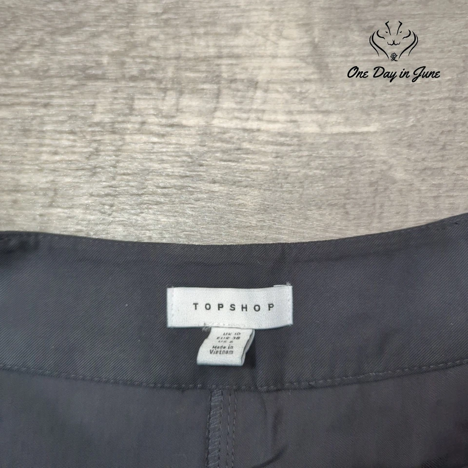 Pantalones plisados Topshop talla 6 Foto 2 de 4