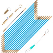 23.8FT Fiberglass Running Electrical Wire Cable Glow Rods Wire Pulling, Fish ...