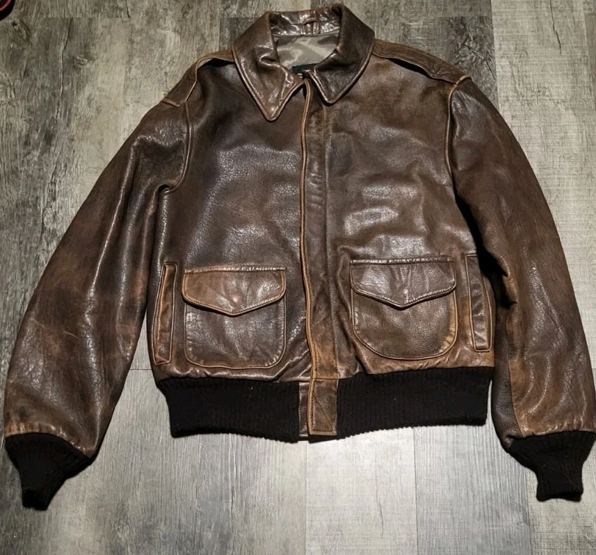 Avirex A2 Flight Jacket In Men'S Coats & Jackets for sale - eBay