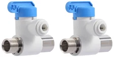 2-Pack Angle Stop Adapter Valve John Guest 3/8 x 3/8 x 1/4 ASVPP1LF