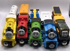 Thomas Friends Wooden Trains LOT OF 10 MOLLY PERCY HANDCAR TANKER SKARLOEY  