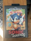 Sonic the Hedgehog 1 Sega Genesis in Original Box (No Manual)