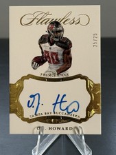 2017 Panini Flawless Premium Ink Blue Auto /25 O.J. Howard #PI-OJ Bucs 🔥
