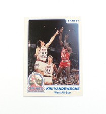 1983-84 Star Co. NBA All-Star Game Kiki Vandeweghe #25 Nm/Mt