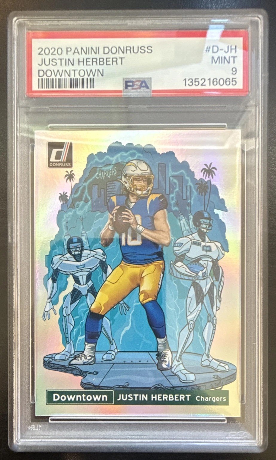 2020 Panini Donruss - Downtown! Justin Herbert #D-31 (RC)