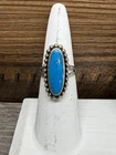 Vintage Sterling Silver 925 Turquoise Ring Size 6.5