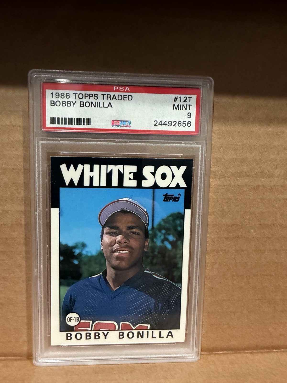1986 TOPPS TRADED #12T BOBBY BONILLA PSA 9 Mint 24820020 