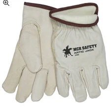 MCR Safety 3460L Large Gloves Artic Jack Premium Grain Pigskin 12 Pairs Unused