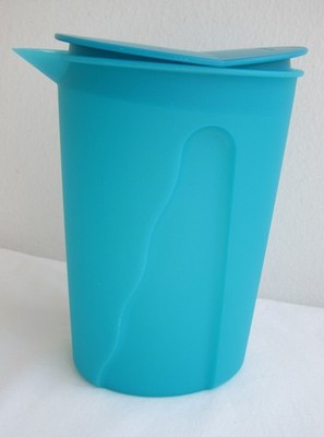 Tupperware  Junge Welle  Kanne Krug  (Milch,Wasser,Saft)  türkis  1L  Kippdeckel