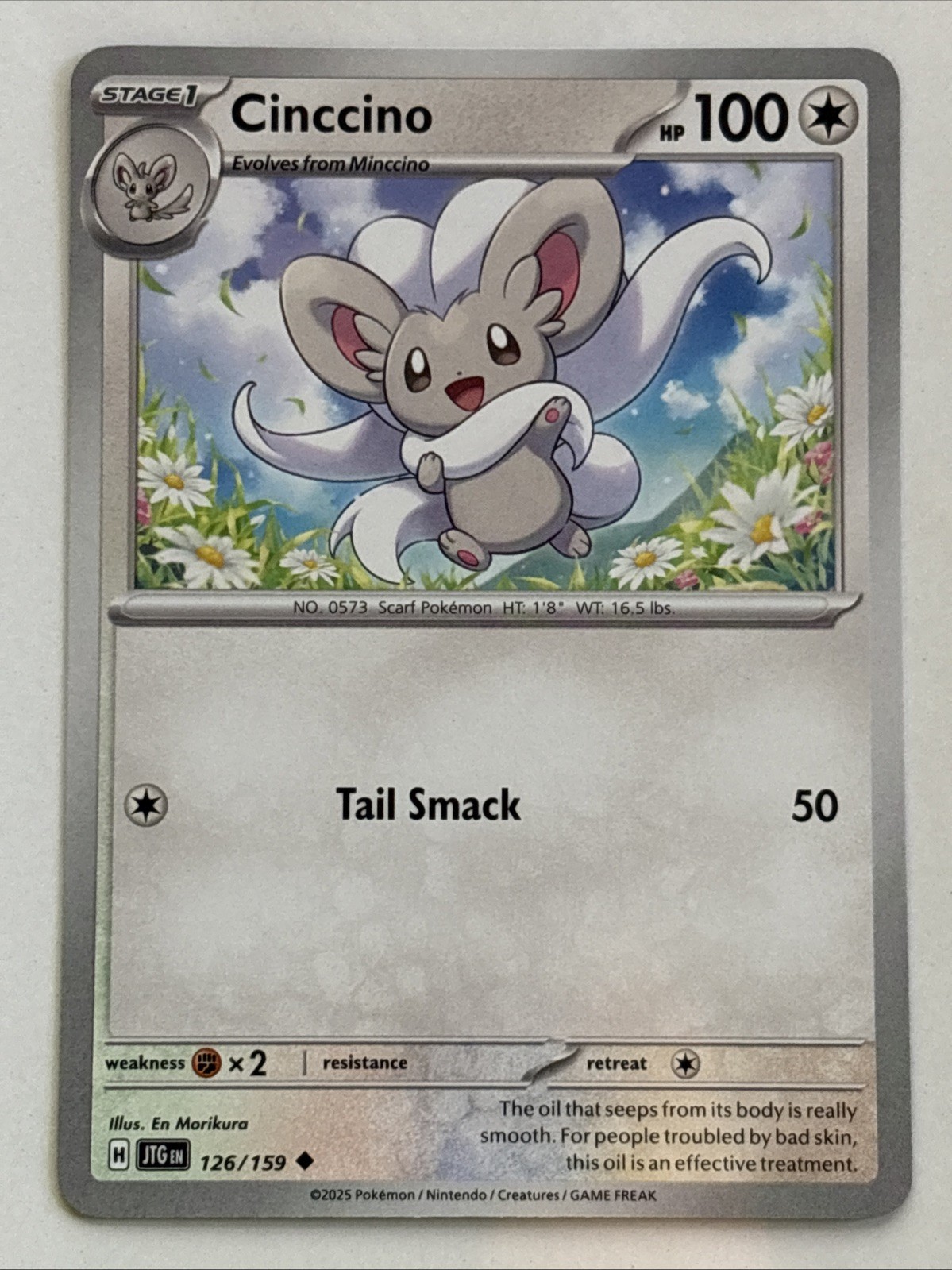 Pokémon TCG Journey Together Cinccino 126/159 NM