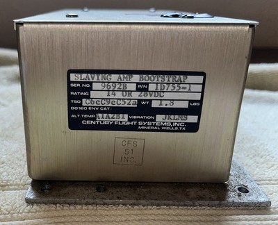 Century Flight Systems Slaving Amp Bootstrap P/N 1D755-1 12V or 24V