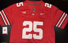 Bo Jackson Red Ohio State OSU Jersey Buckeyes Stitched 25 FUSE Stitched
