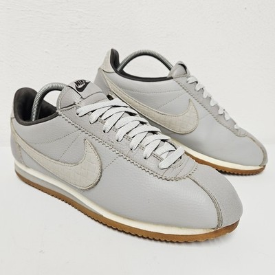 Nike Classic Cortez Leather Lux Gr. UK 8,5 Grey Snake Gum Sneaker 861660-003