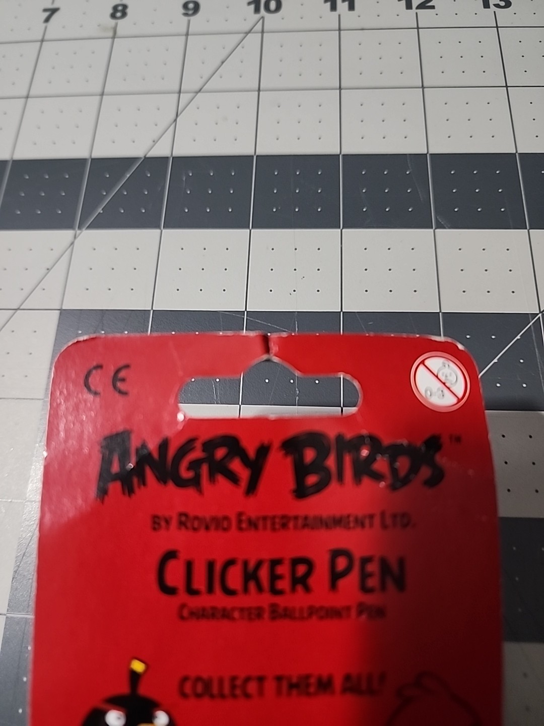 2012 Rovio Angry Birds Tiny Toppers  4 Pack With Clicker Pen MZB