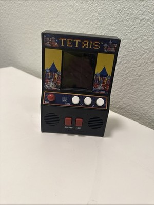 Tetris Tabletop Arcade Game Works Sound Music Tested Minor Screen Defect