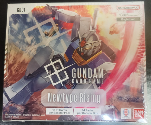 Gundam TCG: GD01 Newtype Rising Sealed Booster Box (English) (Bandai) - Picture 3 of 4