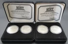 LOT OF 4 90% SILVER MORGAN DOLLARS 1878 1921 FIRST LAST YEAR SETS NO RESERVE NR