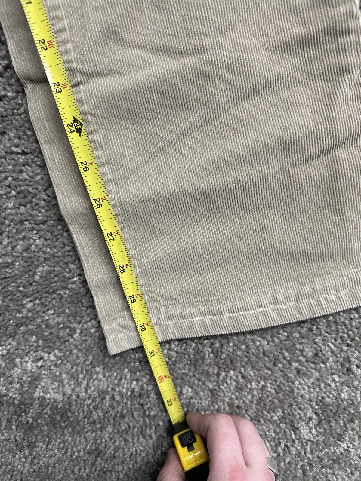 Patagonia Corduroy Pant Mens 31x31 Beige Tan Straight Leg Organic Cotton Vintage thumbnail 7