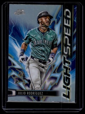 2025 Topps Chrome Cosmic #LS-9 Julio Rodríguez Light Speed