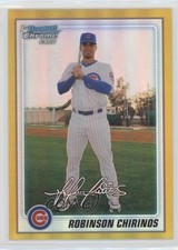 2010 Bowman Chrome Prospects Gold Refractor 41/50 Robinson Chirinos #BCP213 uk2
