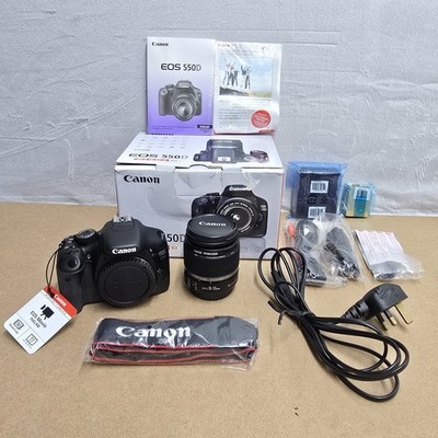 Canon EOS 550D Camera EF-S 18-55 IS Kit - Opened, Never Used - See INFO