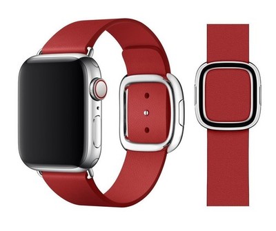 Original Apple Modern Buckle Armband Größe L 40/41mm Ruby Product(RED) Sehr Gut