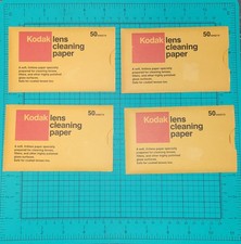 4 Packages Kodak Lens Cleaning Paper 50 Sheets Per Package