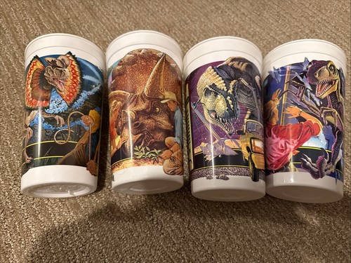 Jurassic Park McDonald’s Cups Set Of 4