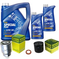 Inspektionspaket 7L Mannol Special Plus 10W-30 FüR Nissan Primera Kombi 2.2 Dci