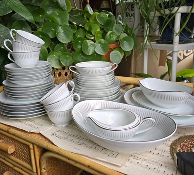 Noritake Japan Biarritz Bone China Geschirrset 42 Teile Weihnachten RAR