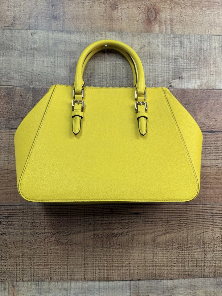 Michael Kors Large Charlotte Satchel Citrus Leather Purse NWT - Image 2 of 4