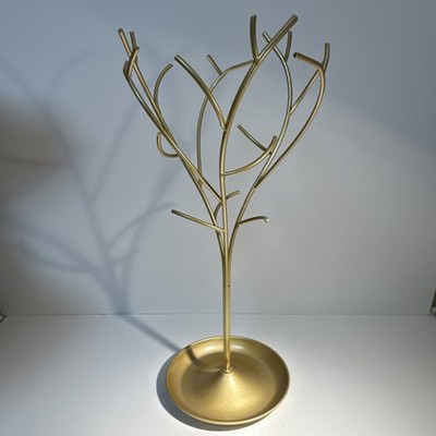 Umbra Gold Metal Tree Jewelry Organizer for Necklace Bracelet Ring
