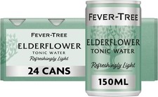 Refreshingly Light Elderflower Tonic Water 3x8 Cans - 150ml Each, No Sweeteners