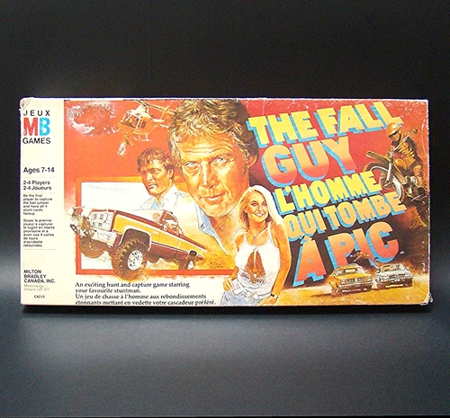 Vintage 1981 The Fall Guy Board Game Milton Bradley 100% Complete Rare 80s