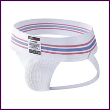 Mens Athletic Supporter Jockstrap With 3 Inch Wide Waistband Gym Workout Jock