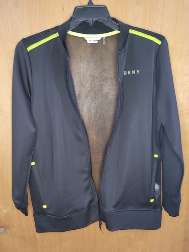 Bombardero trasero de malla pequeña DKNY deportivo para mujer negro nuevo sin etiquetas - Imagen 4 de 8