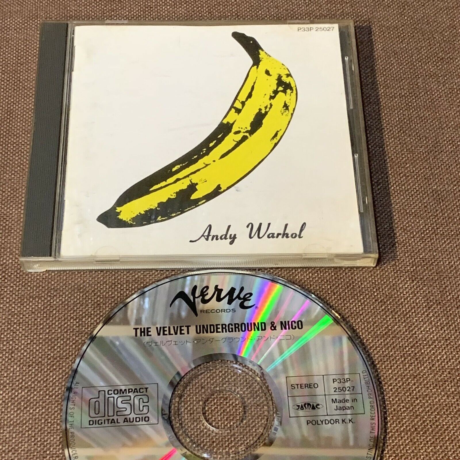 THE VELVET UNDERGROUND & NICO JAPAN CD w/PS BOOKLET P33P-25027 1986 issue  FreeSH