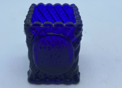St. Clair 1972 Glass Festival Toothpick Cobalt Blue                   A89