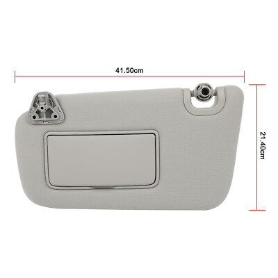 Driver Side Gray Sun Visor For 2012-2019 Nissan LEAF Sentra