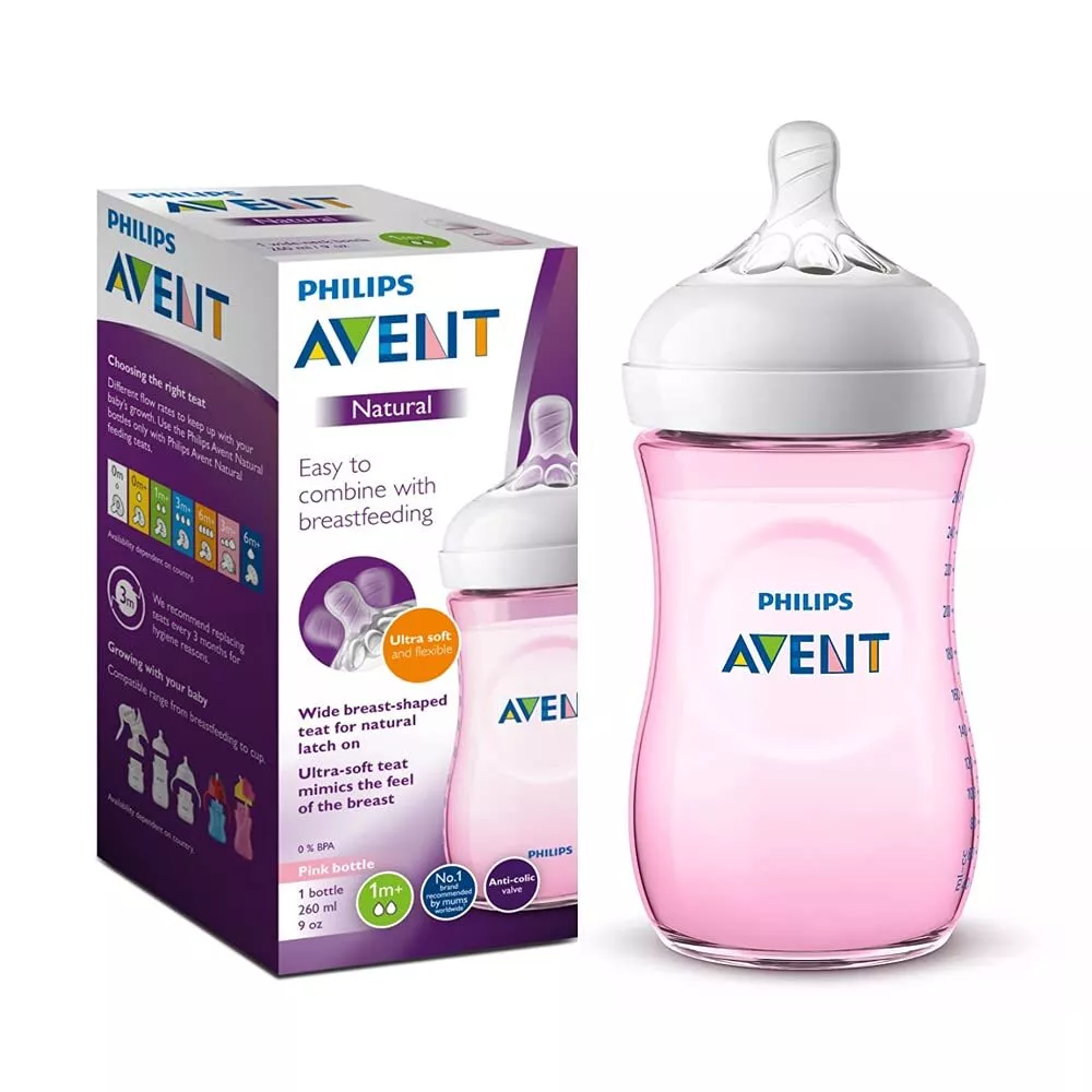 Philips Avent Natural Feeding Bottle with Dragon Design, 260ml – SCF070/24