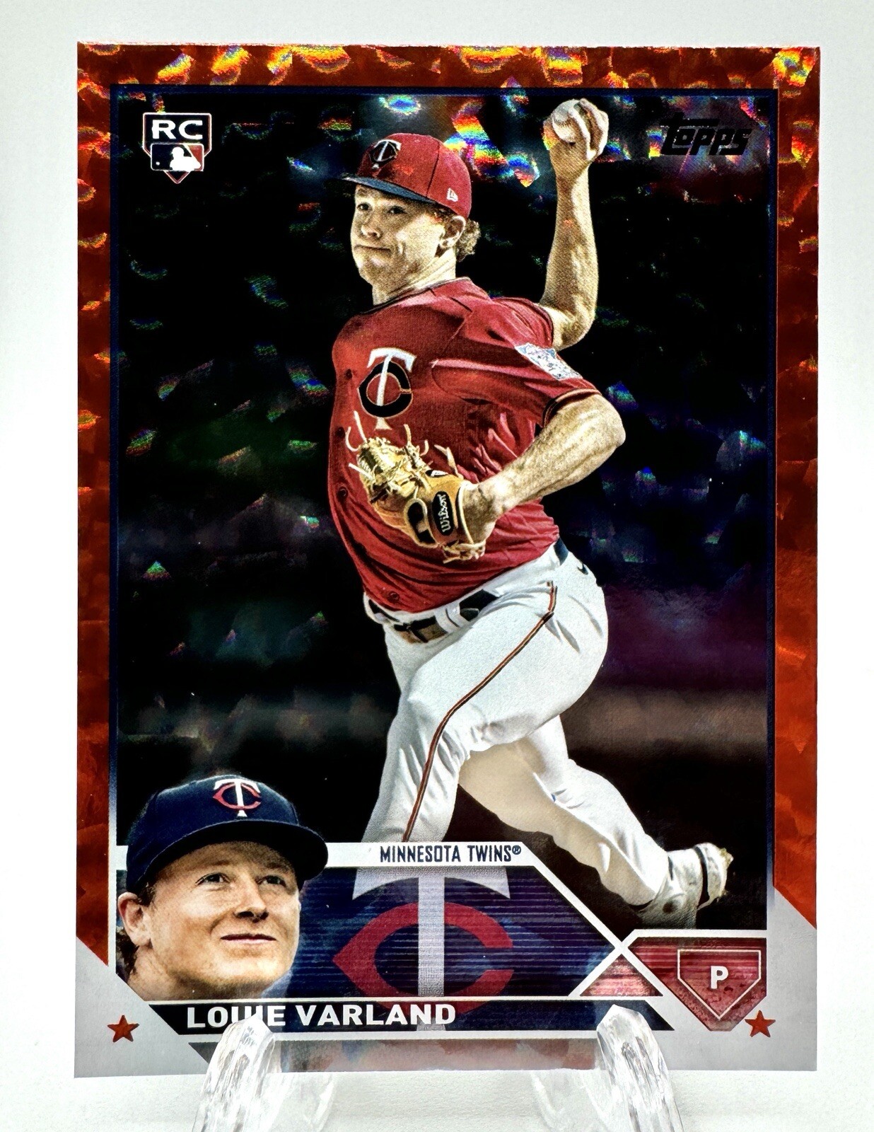 2023 Topps Series 2 - Louie Varland Orange Foil #441 228/299 (RC) ROOKIE CARD!