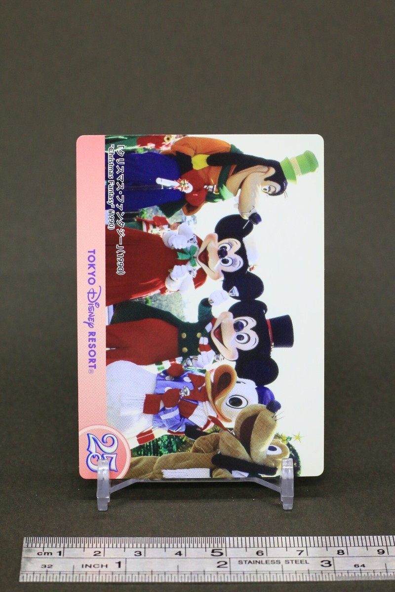 Christmas Fantasy 1990 Tokyo Disney Resort COLLECTION CARDS 25th