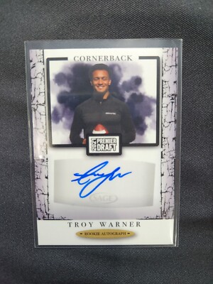 2021 Sage Premier Draft - Autographs #A155 Troy Warner (AU, RC)
