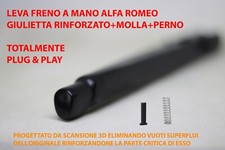 LEVA/PULSANTE FRENO A MANO/STAZIONAMENTO ALFA ROMEO GIULIETTA CON MOLLA + FERMO