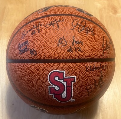   ST. JOHN'S RED STORM 2024/25 Team Signed Autographed Basketball   