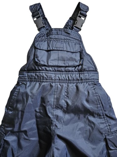 * LONDON FOG Navy Blue Bib Overalls Snow Pants Boys Size 3T - Picture 4 of 5