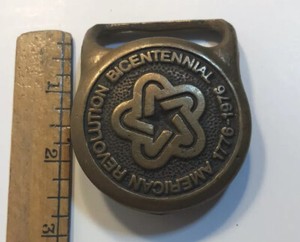 bicentennial belt buckle