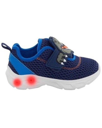 New Carter's Toddler Boy's Light Up Dinosaurs Hug Sneakers Shoes Blue Size 6 - Picture 2 of 5