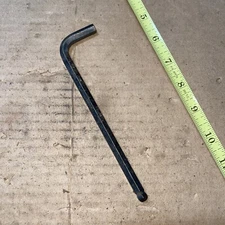 NOS Allen USA 8 MM Metric Allen Hex Key Wrench Mil-Spec long arm roll ball plus