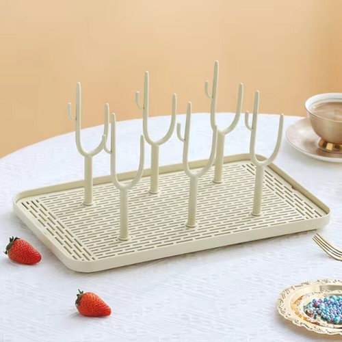 Nipple Feeding Drain Rack Baby Feeding Bottle Drying Rack Fashion Storage Box - Picture 17 of 18
